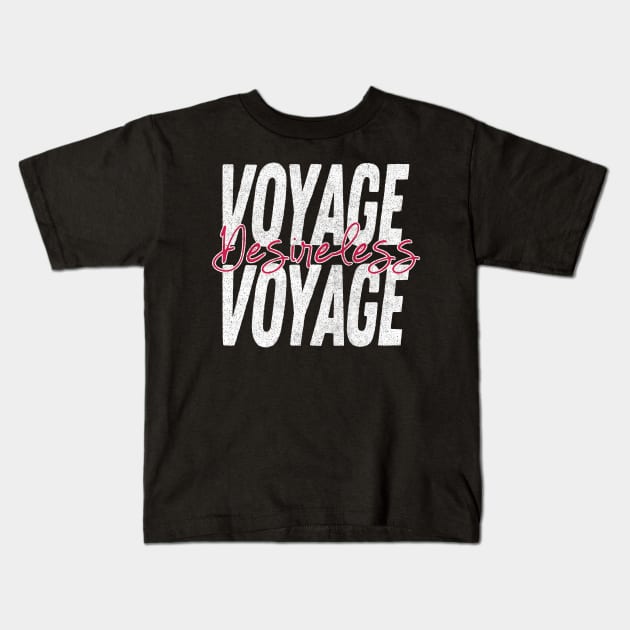 Desireless / Voyage Voyage / 80s French Synthpop Kids T-Shirt by DankFutura